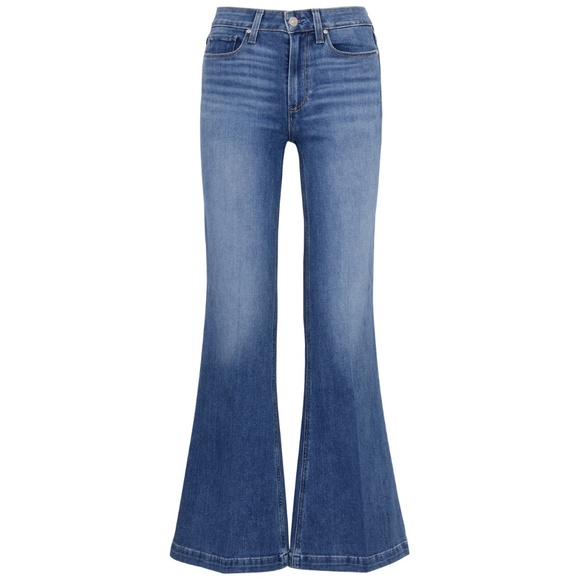 PAIGE Genevieve Flared Jeans in Starlet (Size 28 Tall) - Picture 1 of 14